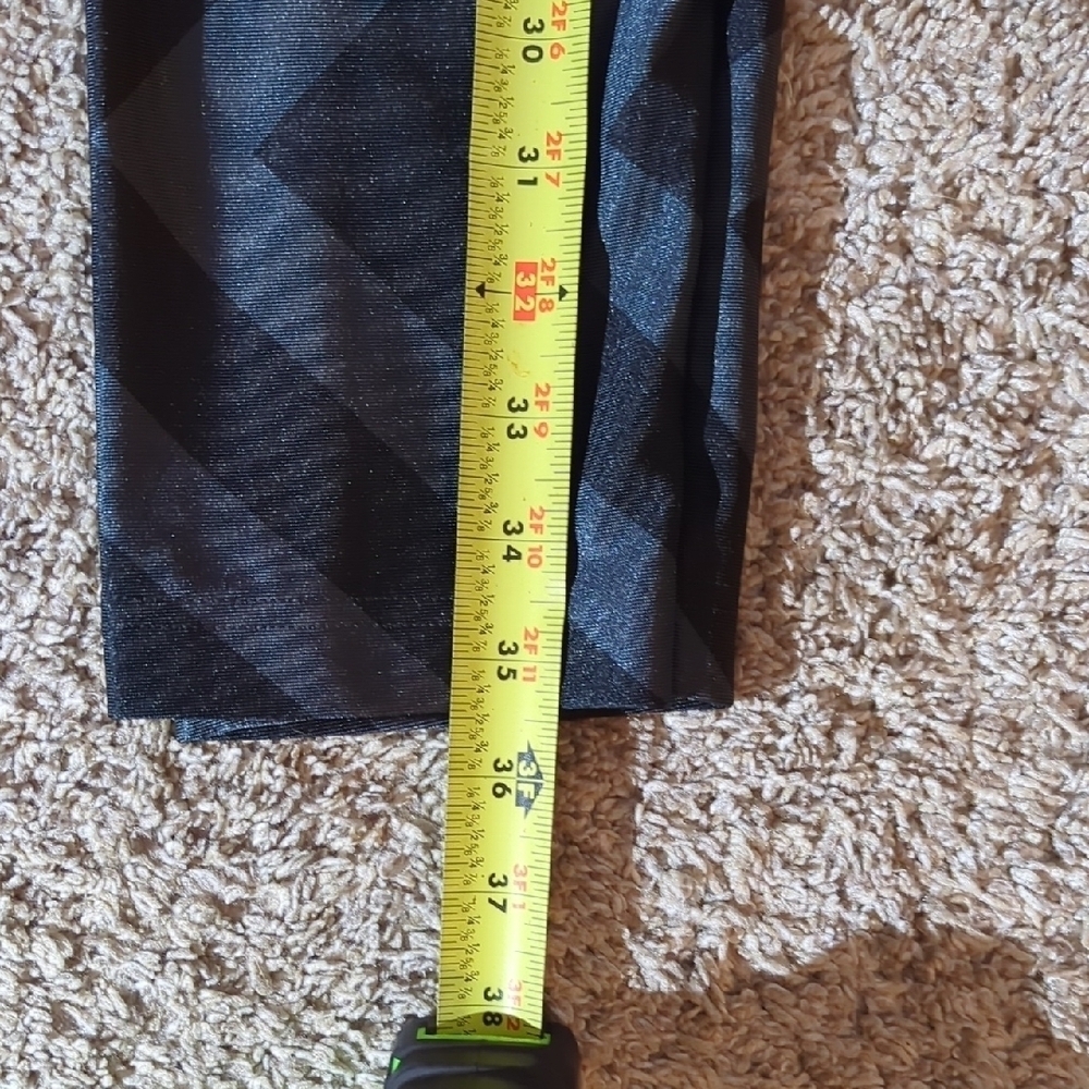 Black And Gray Striped Adidas Leggings NWT. Size Medium - Picture 7 of 7